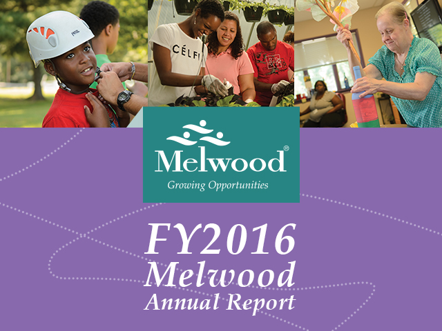 Melwood 2016 Annual Report Cover